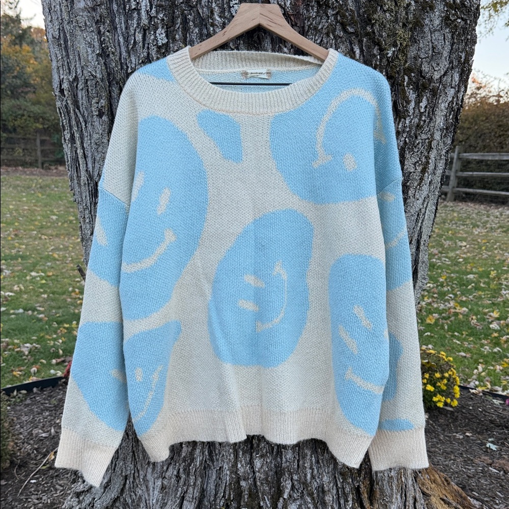 Altar'd State The All Over Smile Look Sweater